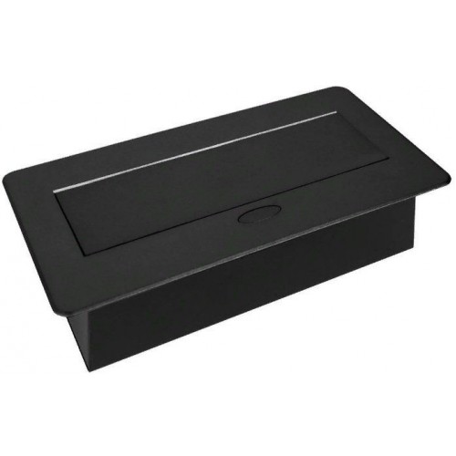 Сетевой разветвитель Premier PX/BL-HOR-2R-2USB-BLK 1.8м (2 розетки) черный (коробка)