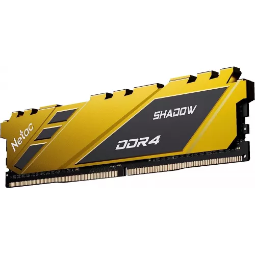 Память DDR4 8GB 3200MHz Netac NTSDD4P32SP-08Y Shadow RTL Gaming PC4-25600 CL16 DIMM 288-pin 1.35В с радиатором Ret