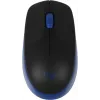 Мышь Logitech M190 черный/синий оптическая 1000dpi беспров. USB 2but (910-005925)