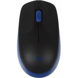 Мышь Logitech M190 черный/синий оптическая 1000dpi беспров. USB 2but (910-005925)