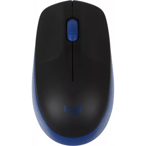 Мышь Logitech M190 черный/синий оптическая 1000dpi беспров. USB 2but (910-005925)