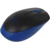 Мышь Logitech M190 черный/синий оптическая 1000dpi беспров. USB 2but (910-005925)