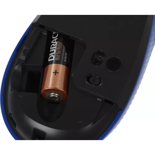 Мышь Logitech M190 черный/синий оптическая 1000dpi беспров. USB 2but (910-005925)