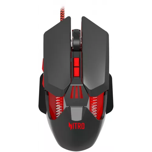 Мышь Acer Nitro OMW302 черный оптическая 7200dpi USB 7but (ZL.MCECC.025)