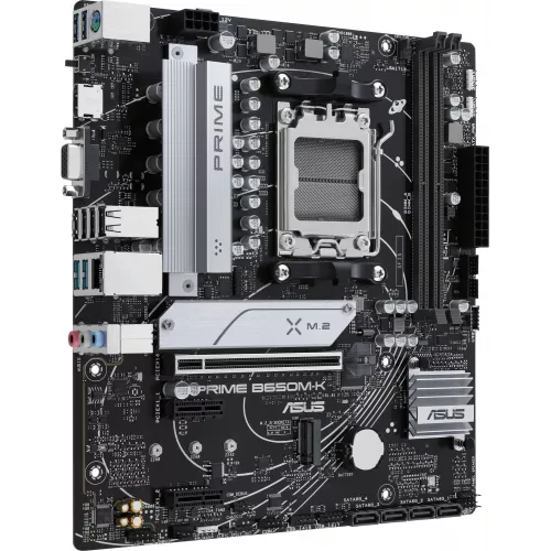 Материнская плата Asus PRIME B650M-K Socket AM5 AMD B650 2xDDR5 mATX AC`97 8ch(7.1) 2.5Gg RAID+VGA+HDMI