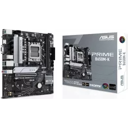 Материнская плата Asus PRIME B650M-K Socket AM5 AMD B650 2xDDR5 mATX AC`97 8ch(7.1) 2.5Gg RAID+VGA+HDMI