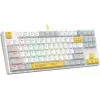 Клавиатура A4Tech S87 Energy механическая белый USB for gamer LED (S87 USB ENERGY WHITE) кабель 1.8м
