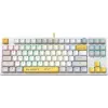 Клавиатура A4Tech S87 Energy механическая белый USB for gamer LED (S87 USB ENERGY WHITE) кабель 1.8м