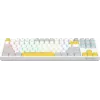 Клавиатура A4Tech S87 Energy механическая белый USB for gamer LED (S87 USB ENERGY WHITE) кабель 1.8м