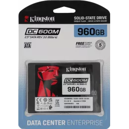 Накопитель SSD Kingston SATA-III 960GB SEDC600M/960G DC600M 2.5" 1 DWPD