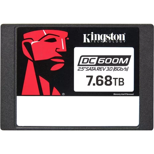 Накопитель SSD Kingston SATA-III 7.68TB SEDC600M/7680G DC600M 2.5" 1 DWPD
