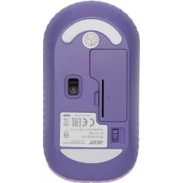 Мышь Acer OMR205 фиолетовый оптическая 1200dpi беспров. USB для ноутбука 3but (ZL.MCEEE.02K)
