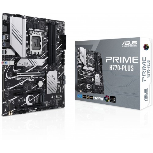 Материнская плата Asus PRIME H770-PLUS Soc-1700 Intel H770 4xDDR5 ATX AC`97 8ch(7.1) 2.5Gg RAID+HDMI+DP