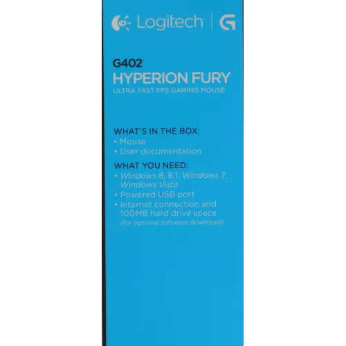 Мышь Logitech Hyperion Fury G402 черный оптическая 4000dpi USB 7but (910-004070)