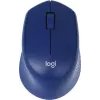 Мышь Logitech M330 Silent Plus синий оптическая 1000dpi silent беспров. USB 2but (910-004925)
