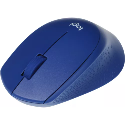 Мышь Logitech M330 Silent Plus синий оптическая 1000dpi silent беспров. USB 2but (910-004925)