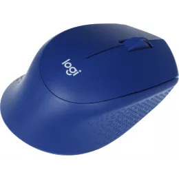 Мышь Logitech M330 Silent Plus синий оптическая 1000dpi silent беспров. USB 2but (910-004925)