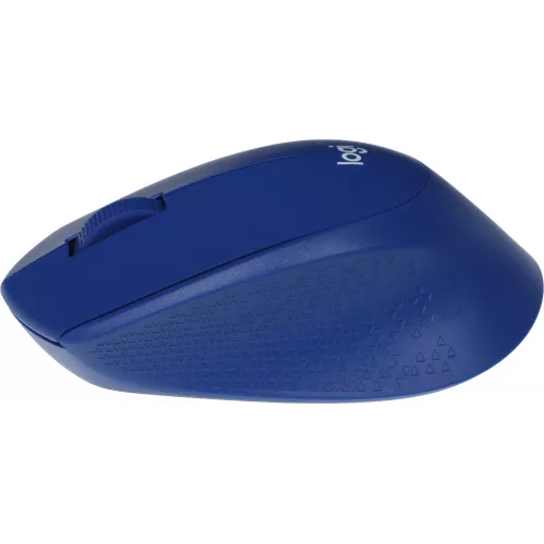 Мышь Logitech M330 Silent Plus синий оптическая 1000dpi silent беспров. USB 2but (910-004925)