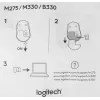 Мышь Logitech M330 Silent Plus синий оптическая 1000dpi silent беспров. USB 2but (910-004925)