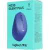 Мышь Logitech M330 Silent Plus синий оптическая 1000dpi silent беспров. USB 2but (910-004925)