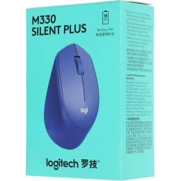 Мышь Logitech M330 Silent Plus синий оптическая 1000dpi silent беспров. USB 2but (910-004925)