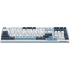 Клавиатура A4Tech FS300 механическая белый/синий USB for gamer LED (FS300 PANDA SNOWBOARDING) кабель 1.8м