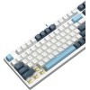 Клавиатура A4Tech FS300 механическая белый/синий USB for gamer LED (FS300 PANDA SNOWBOARDING) кабель 1.8м