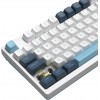 Клавиатура A4Tech FS300 механическая белый/синий USB for gamer LED (FS300 PANDA SNOWBOARDING) кабель 1.8м