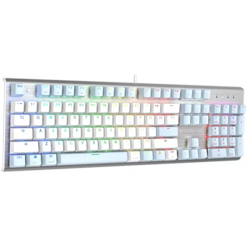 Клавиатура A4Tech FS100 механическая синий USB for gamer LED кабель 1.8м