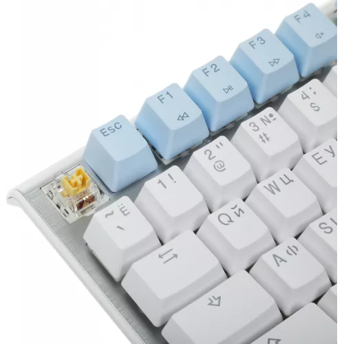 Клавиатура A4Tech FS100 механическая синий USB for gamer LED кабель 1.8м