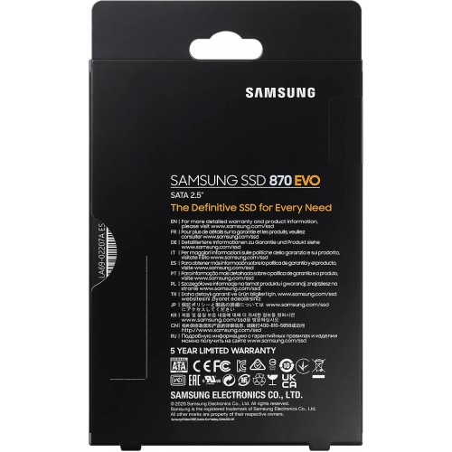 Накопитель SSD Samsung SATA-III 1TB MZ-77E1T0B/AM 870 EVO 2.5"