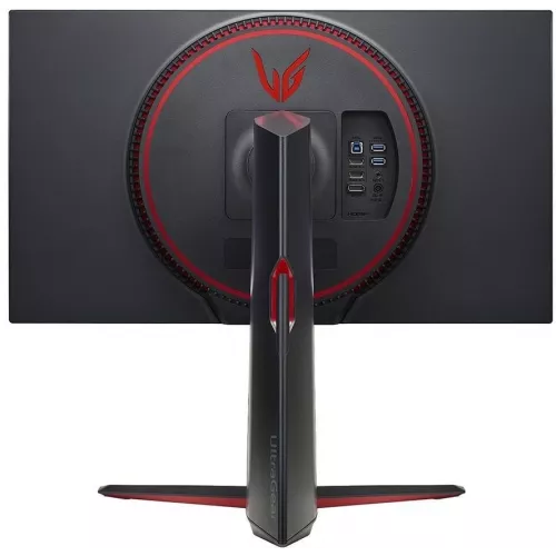 Монитор LG 27" UltraGear 27GP95RP-B черный IPS LED 1ms 16:9 HDMI матовая HAS 400cd 178гр/178гр 3840x2160 144Hz G-Sync FreeSync Premium Pro DP 4K USB 7.4кг