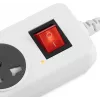 Сетевой фильтр Buro 500UNH-5-WG 5м (5 розеток) белый/серый (коробка)