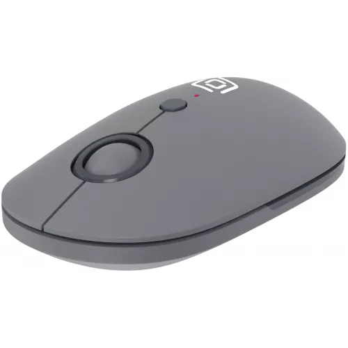 Мышь Оклик 409MW графитовый оптическая 1600dpi silent беспров. BT/Radio USB для ноутбука 4but (2007545)