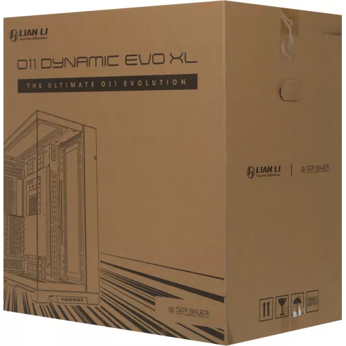 Корпус Lian-Li O11 Dynamic EVO XL белый без БП ATX 11x120mm 9x140mm 4xUSB3.0 audio