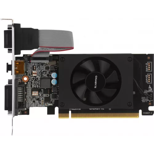 Видеокарта Gigabyte PCI-E 2.0 GV-N710D3-2GL 2.0 NVIDIA GeForce GT 710 2Gb 64bit DDR3 954/1600 DVIx1 HDMIx1 CRTx1 HDCP Ret low profile