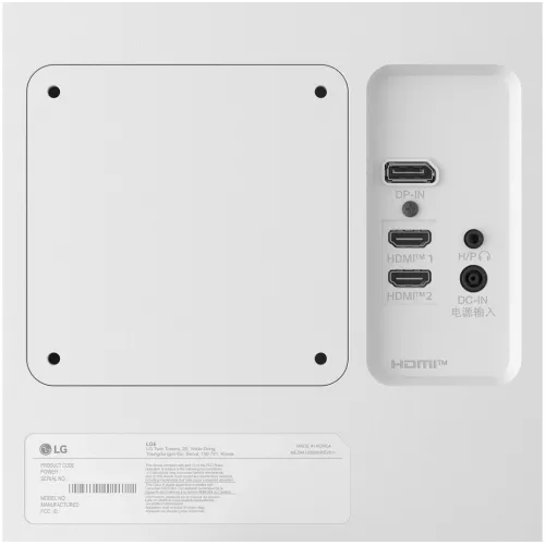 Монитор LG 27" UltraFine 27US500-W белый IPS LED 16:9 HDMI матовая Piv 1000:1 300cd 178гр/178гр 3840x2160 60Hz DP 4K 5.5кг