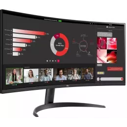 Монитор LG 34" UltraWide 34WR50QK-B черный VA LED 21:9 HDMI матовая 300cd 178гр/178гр 3440x1440 100Hz DP WQ 5.9кг