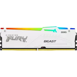 Память DDR5 32GB 6400MHz Kingston KF564C32BWEA-32 Fury Beast RGB RTL Gaming PC5-51200 CL32 DIMM 288-pin 1.4В dual rank с радиатором Ret