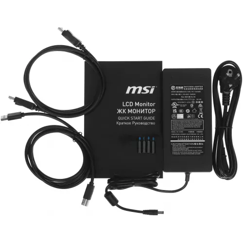Монитор MSI 34" Modern MD342CQP черный VA LED 21:9 HDMI M/M матовая HAS Piv 3500:1 300cd 178гр/178гр 3440x1440 120Hz DP UW USB 8.05кг