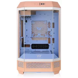 Корпус Thermaltake The Tower 300 Peach Fuzz розовый без БП mATX 8x120mm 6x140mm 2xUSB3.0 audio bott PSU