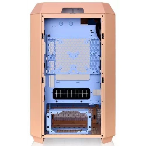 Корпус Thermaltake The Tower 300 Peach Fuzz розовый без БП mATX 8x120mm 6x140mm 2xUSB3.0 audio bott PSU