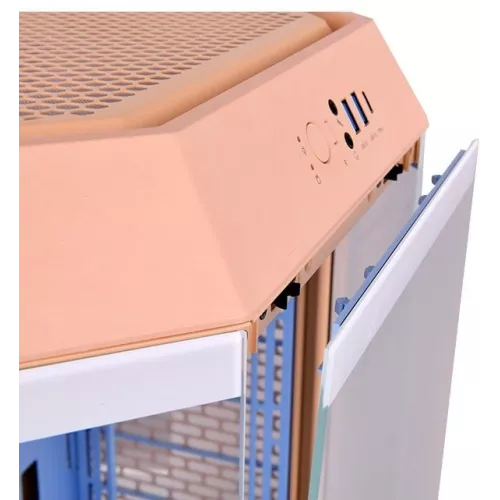 Корпус Thermaltake The Tower 300 Peach Fuzz розовый без БП mATX 8x120mm 6x140mm 2xUSB3.0 audio bott PSU