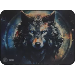 Коврик для мыши Cactus Wolf рисунок 400x300x3мм (CS-MP-PRO20XL)
