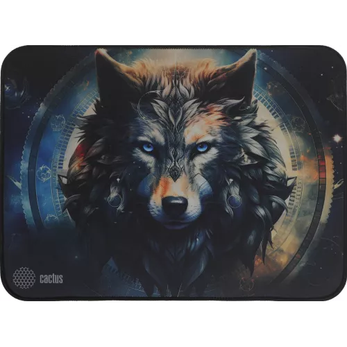 Коврик для мыши Cactus Wolf рисунок 400x300x3мм (CS-MP-PRO20XL)