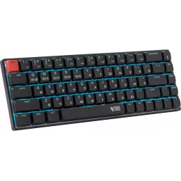 Клавиатура Acer Nitro OKR400 механическая черный USB беспроводная BT/Radio Multimedia for gamer LED (ZL.KBDEE.01A) кабель 1.5м
