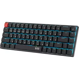 Клавиатура Acer Nitro OKR400 механическая черный USB беспроводная BT/Radio Multimedia for gamer LED (ZL.KBDEE.01A) кабель 1.5м