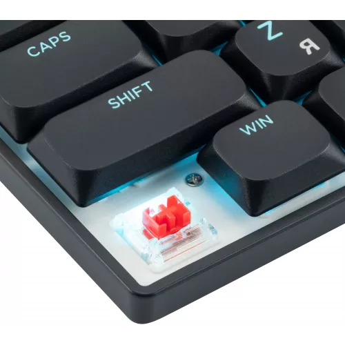 Клавиатура Acer Nitro OKR400 механическая черный USB беспроводная BT/Radio Multimedia for gamer LED (ZL.KBDEE.01A) кабель 1.5м