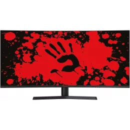 Монитор Bloody 34" MN340W черный VA LED 1ms 21:9 HDMI M/M матовая HAS Piv 300cd 178гр/178гр 3440x1440 180Hz FreeSync DP UW USB 5.7кг