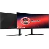 Монитор Bloody 34" MN340W черный VA LED 1ms 21:9 HDMI M/M матовая HAS Piv 300cd 178гр/178гр 3440x1440 180Hz FreeSync DP UW USB 5.7кг
